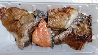 銀鮭の塩焼(カマ＆切身)